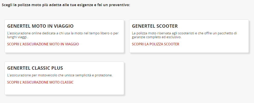 genertel assicurazioni moto