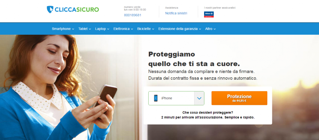 assicurazione smartphone