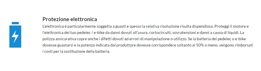 assicurazioni bici elettrica