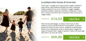 coverwise assicurazione viaggio