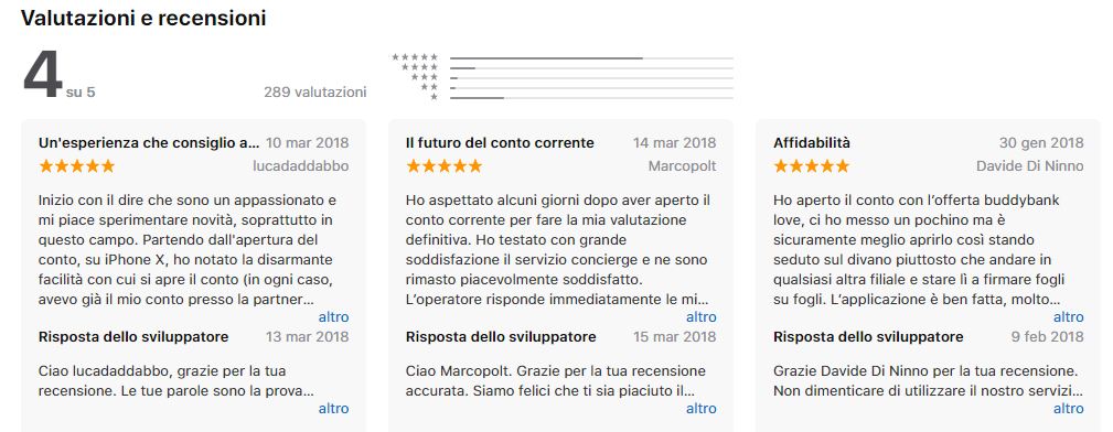 buddybank opinioni