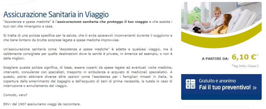 ERV assicurazione sanitaria