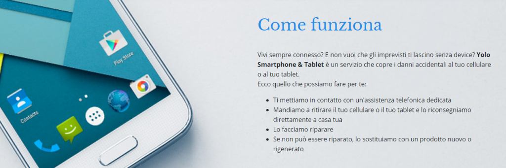 yolo assicurazione smartphone