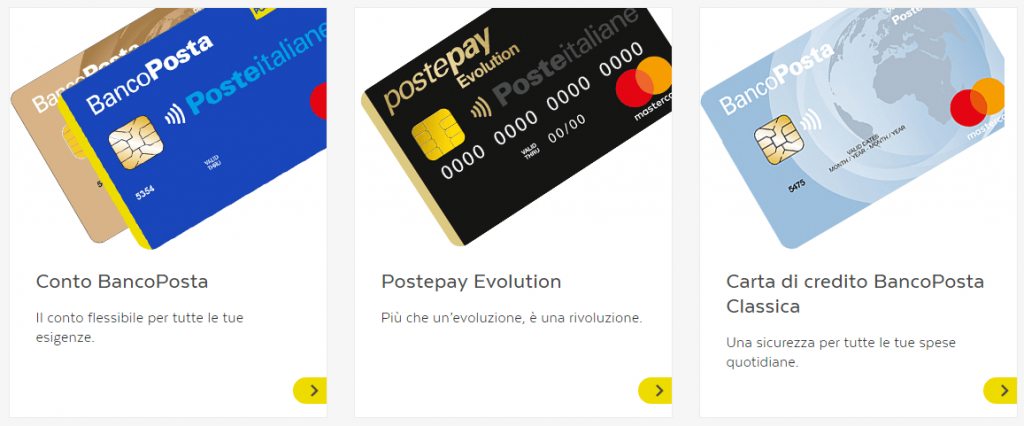 carta di credito bancoposta 