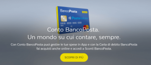 conto corrente bancoposta