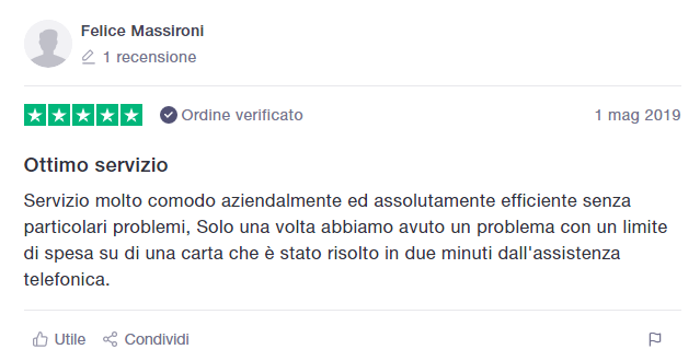 soldo carta carburante recensioni