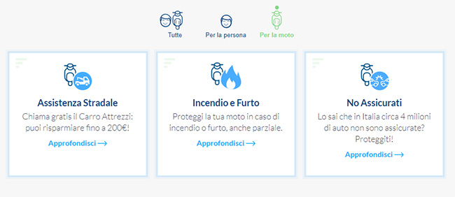 conte assicurazione moto