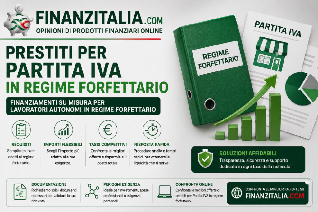 Prestiti per Partita IVA in regime forfettario