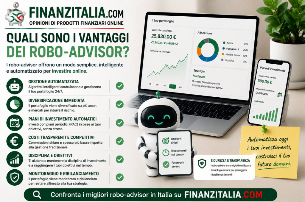 Quali sono i vantaggi dei robo-advisor?