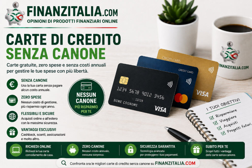 carte di credito senza canone