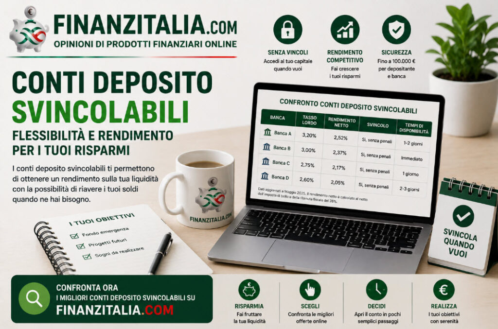 conti deposito svincolabili