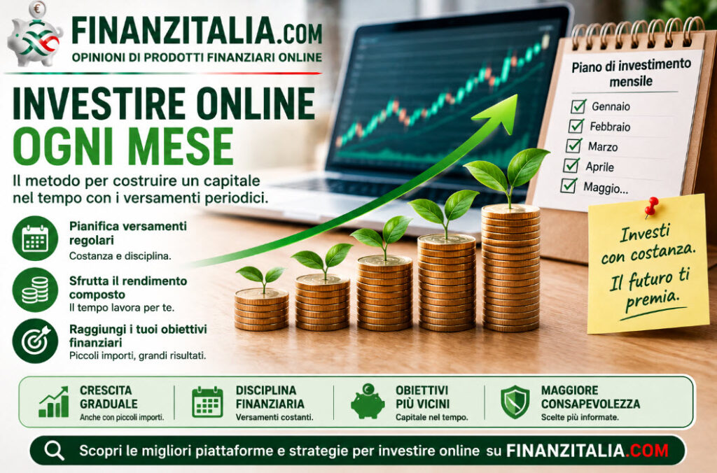 investire online ogni mese